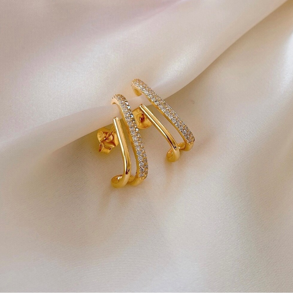 Statement Gold Earrings